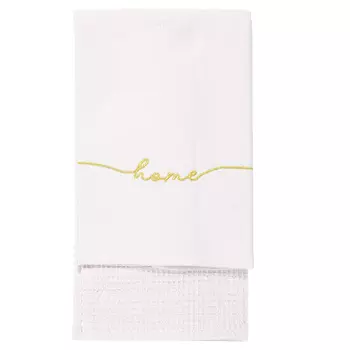 Полотенце кухонное, 40x60 см, 2 шт, хлопок, песочное, Home, Scroll