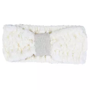 Повязка для волос, 20 см, бамбук, бежевая, Bamboo spa