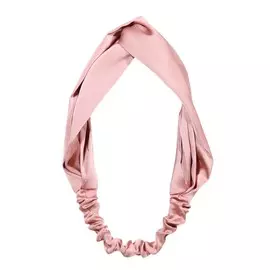 Повязка для волос, 26 см, сатин, пудрововая, Silk