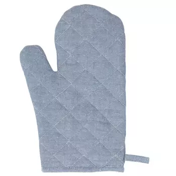 Прихватка-варежка, 18х27 см, хлопок, синяя, Coast