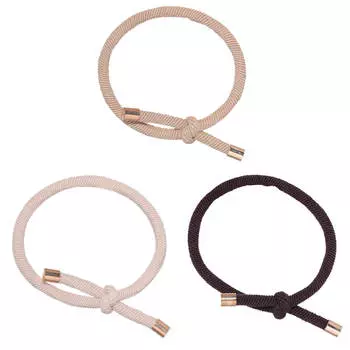 Резинка для волос, 5 см, 3 шт, полиэстер, Узел, Knot