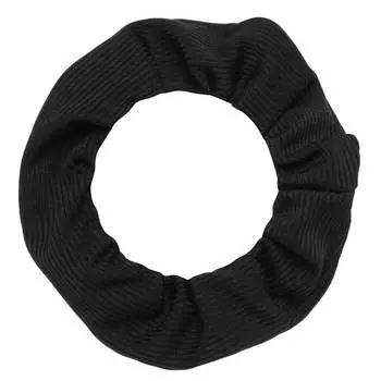 Резинка для волос, 9 см, полиэстер, черная, Rubchik