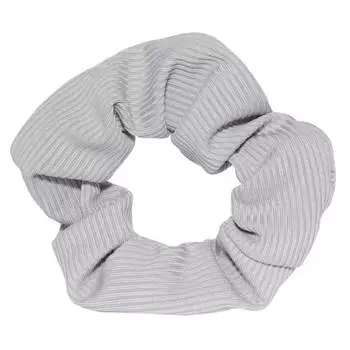 Резинка для волос, 9 см, полиэстер, серая, Rubchik