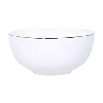 Салатник, 15х7 см, 800 мл, фарфор F, белый, Ideal silver