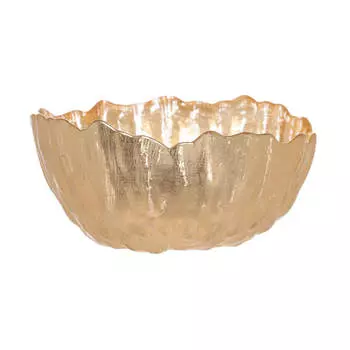 Салатник, 15х7 см, стекло Р, золотистый, Sleit