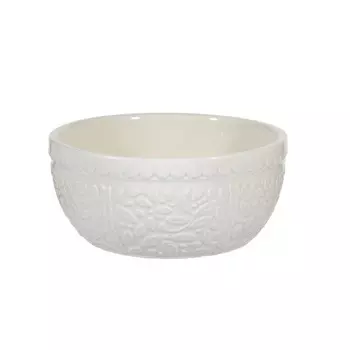 Салатник, 16х8 см, керамика, кремовый, Лепестки, Impression