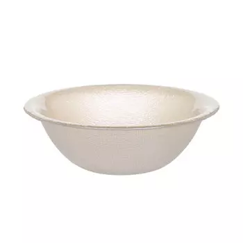 Салатник, 16 см, стекло, молочный, Cotton