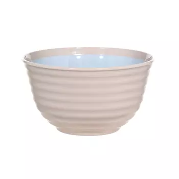 Салатник, 19х10 см, 1,8 л, пластик, бежево-серый, Country