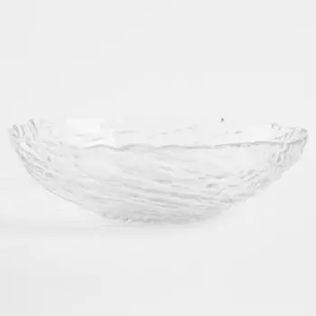 Салатник, 20х5 см, 800 мл, стекло, Вихрь, Swirl