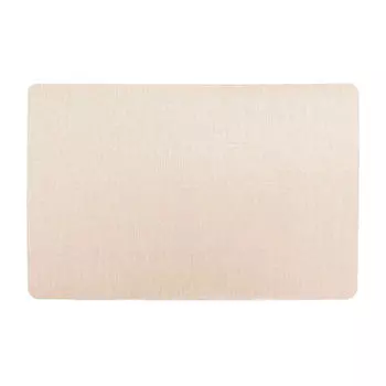 Салфетка под приборы, 29х44 см, ПВХ, прямоугольная, бежевая, Rock