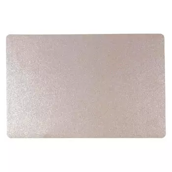 Салфетка под приборы, 30x45 см, ПВХ, прямоугольная, бежевая, Rock