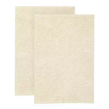 Салфетка под приборы, 33х48 см, 2 шт, хлопок, золотистая, Rib mat