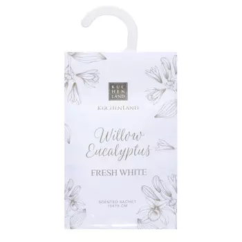 Саше ароматическое, 10х19 см, Willow Eucalyptus, Fresh white