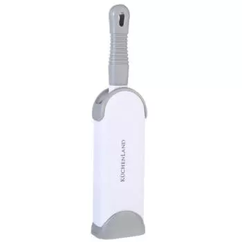 Щетка для чистки от шерсти, 31 см, с контейнером очистки, микрофибра/пластик, Clean