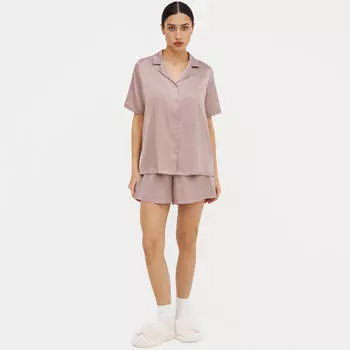 Шорты женские, р. L, полиэстер/эластан, розовые, Luiza