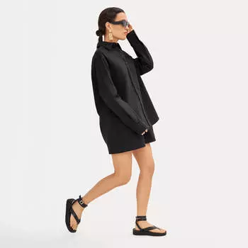 Шорты женские, р. M, хлопок, черные, Angelina