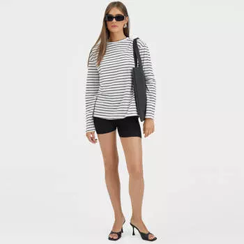 Шорты женские, р. S, вискоза/полиэстер, черные, Klaydi