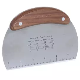 Шпатель кондитерский, 16 см, с линейкой, сталь/дерево, Noble tree