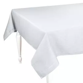 Скатерть, 170х250 см, полиэстер, светло-серая, Hemstitch