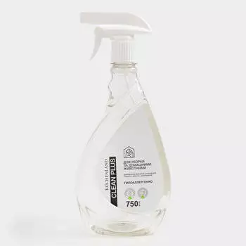 Средство для уборки за домашними животными, 750 мл, Clean plus