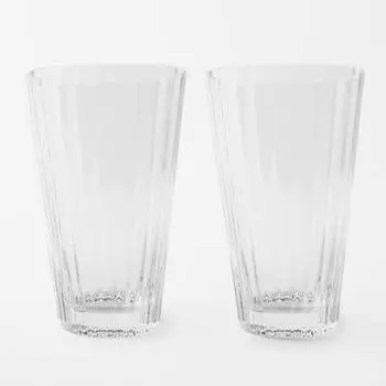 Стакан, 14 см, 400 мл, 2 шт, стекло, Palagoni R