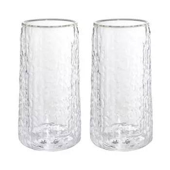 Стакан, 15 см, 320 мл, 2 шт, стекло Б, Air ripply