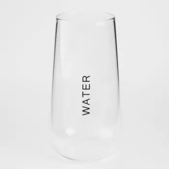 Стакан, 15 см, 500 мл, стекло Б, Clear font