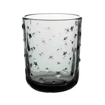 Стакан, 10 см, 290 мл, стекло, серый, Starry color