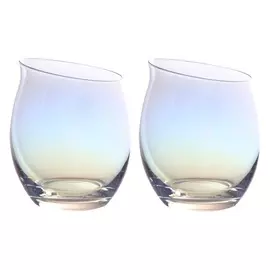 Стакан, 340 мл, 2 шт, стекло, перламутр, Charm Polar