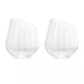 Стакан, 350 мл, 2 шт, стекло, перламутр, Charm R polar