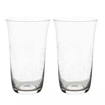 Стакан, 400 мл, 2 шт, стекло, Ландыши, May-lily