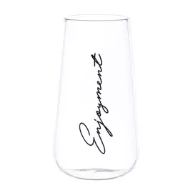 Стакан, 500 мл, стекло Б, Enjoyment, Clear font