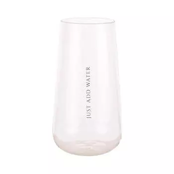 Стакан, 500 мл, стекло Б, Just add water, Clear font