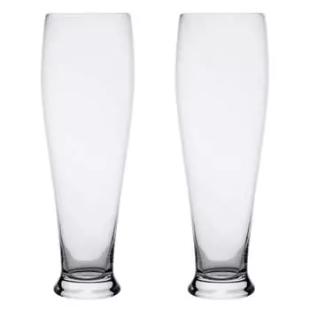 Стакан для пива, 23 см, 650 мл, 2 шт, стекло, Clear