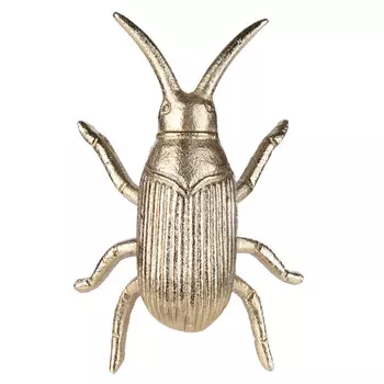 Статуэтка, 15 см, металл, золотистая, Жук, Bugs