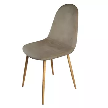 Стул, 84 см, вельвет, бежевый, Baena