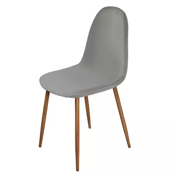 Стул, 84 см, вельвет, серый, Baena