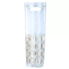 Сумка для охлаждения бутылки, 30 см, пластик, золотистые блестки, Sparkle bar