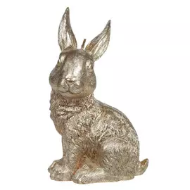 Свеча, 13 см, золотистая, Кролик, Rabbit