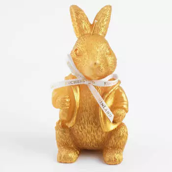 Свеча, 14 см, золотистая, Кролик, Rabbit