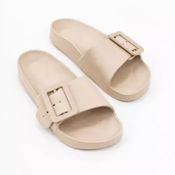 Тапочки женские, р. 38, ЭВА, бежевые, Lola