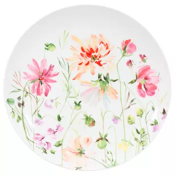 Тарелка обеденная, 27 см, фарфор N, Травы, Grass