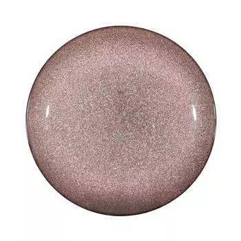 Тарелка обеденная, 28 см, стекло, бронзовая, Basic