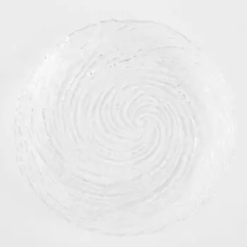 Тарелка закусочная, 20 см, стекло, Вихрь, Swirl
