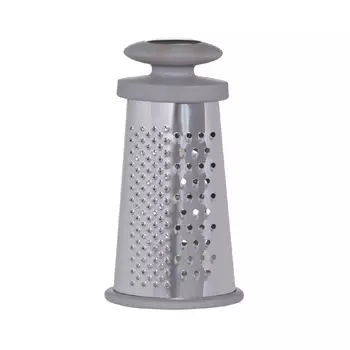 Терка, 15 см, двухгранная, сталь/пластик, серая, Thin