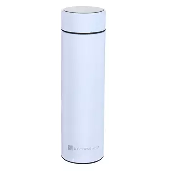 Термос, 500 мл, с термометром, сталь/пластик, белый, Celsius