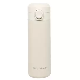 Термокружка, 470 мл, сталь/пластик, бежевая, Journey