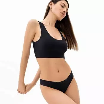 Трусы женские, р. XL, 2 шт, нейлон/спандекс, черные, Слипы, Kimberly