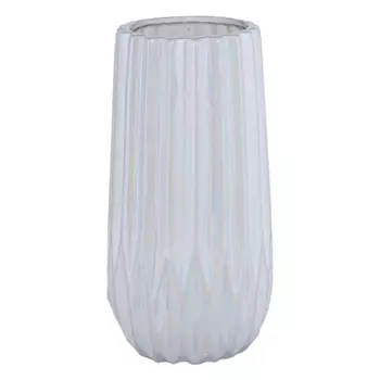 Ваза для цветов, 23 см, керамика, перламутр, Stalactite