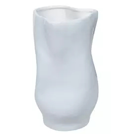 Ваза для цветов, 27 см, керамика, белая, Crush